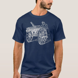 Kannonreactor in de burgeroorlog t-shirt