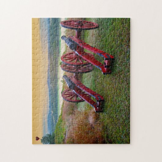 Kannons voor de burgeroorlog legpuzzel (Verticaal)