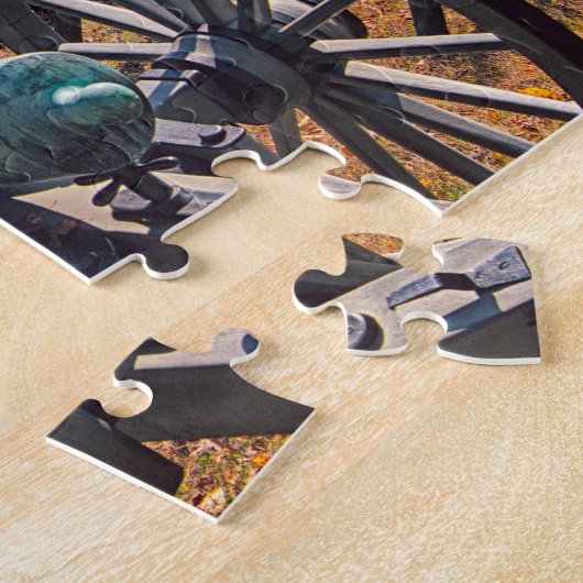 Kannons voor de burgeroorlog legpuzzel (Zijkant)