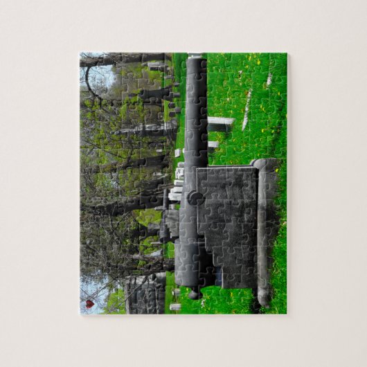 Kannons voor de burgeroorlog legpuzzel (Verticaal)