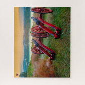 Kannons voor de burgeroorlog legpuzzel (Verticaal)