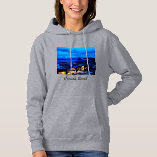 Kannonstrand bij Blue Hour Hoodie (Voorkant)