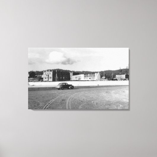 Kannonstrand, oregon Ecola in Uitzicht Fotografie Canvas Afdruk (Voorkant)