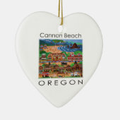 Kannonstrand ~ Oregon Keramisch Ornament (Rechts)