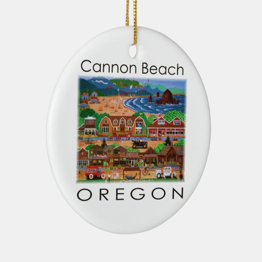 Kannonstrand ~ Oregon Keramisch Ornament (Rechts)