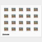 Kannonstrand ~ Oregon Ronde Sticker (Vel)