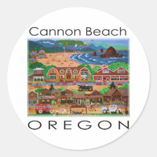 Kannonstrand ~ Oregon Ronde Sticker