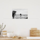 Kannonstrand, oregon scène met naalden poster (Keuken)