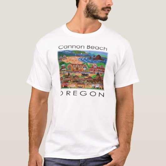 Kannonstrand ~ Oregon T-shirt (Voorkant)
