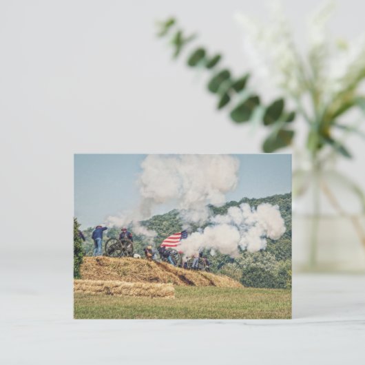Kannonvuur Briefkaart (Staand voorkant)