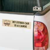 Kano Bemanning Mijn Andere Auto is een Kano Bumpersticker (Op Truck)