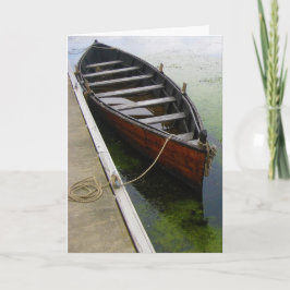 Kano boot aangemeerd kaart