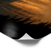 Kano en halve maan op een meer perfect poster (Hoek)