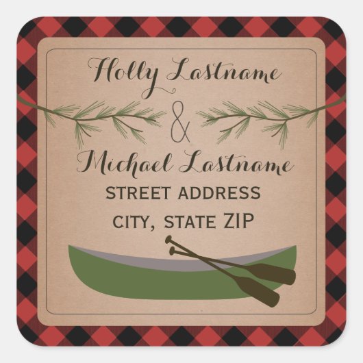 Kano + Evergreen Branch Played Adres Sticker (Voorkant)