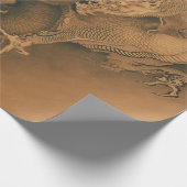 Kanō Hōgai Two Dragons in Clouds Cadeaupapier (Hoek)