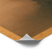 Kanō Hōgai Two Dragons in Clouds Poster (Hoek)