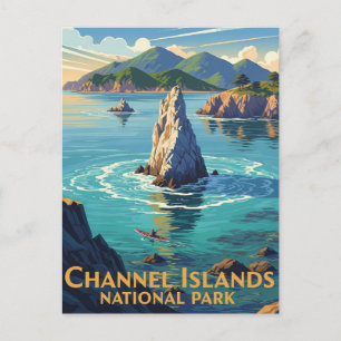 Kano in Channel Islands National Park Briefkaart
