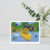 Kano in de waterkunst briefkaart (Staand voorkant)