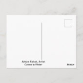 Kano in de waterkunst briefkaart (Achterkant)