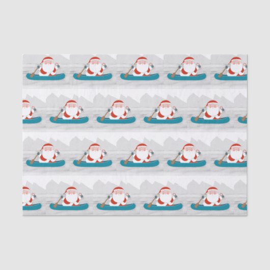 Kano Kajak Kerst Tissuepapier (Voorkant)