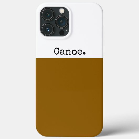 KANO Modern Gouden Bruin Wit Kleurenblok Case-Mate iPhone Case (Achterkant)