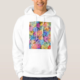 Kano Nigeria Stadkaart Hoodie