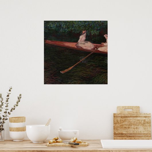 kano op de Epte Claude Monet Poster (Keuken)