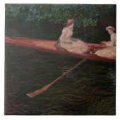  kano op de Epte Claude Monet Tegeltje (Voorkant)