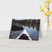 Kano Op de Kaart van het meer (Gele Bloem)