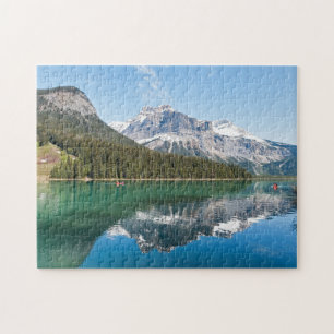 Kano op het beroemde Emerald Lake - Yoho NP, Canad Legpuzzel