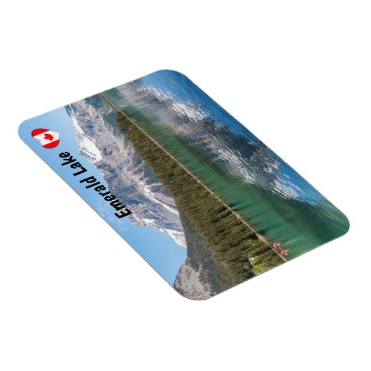 Kano op het beroemde Emerald Lake - Yoho NP, Canad Magneet (Rechterzijde)