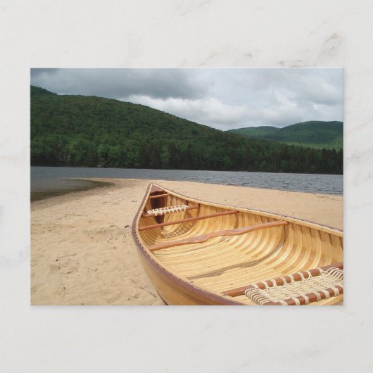 Kano op het strand Briefkaart (Voorkant)
