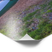 Kano op het strand foto afdruk (Hoek)