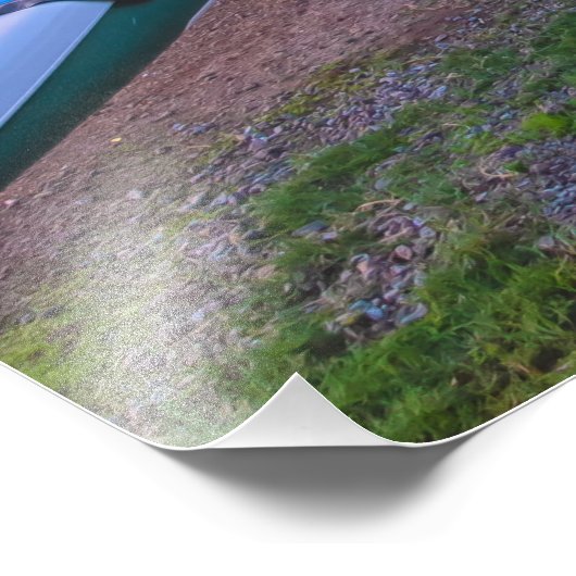 Kano op het strand foto afdruk (Hoek)