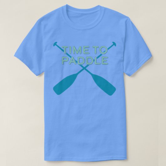 Kano Paddle Whitewater kanovaarders T-shirt (Design voorkant)