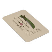 Kano + pijlen met hart sparen de datum magneet (Rechterzijde)