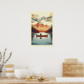 Kano Reis op Rustig Water Poster (Keuken)