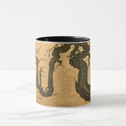 Kano Sansetsu "Old Plum" Mok (Midden)