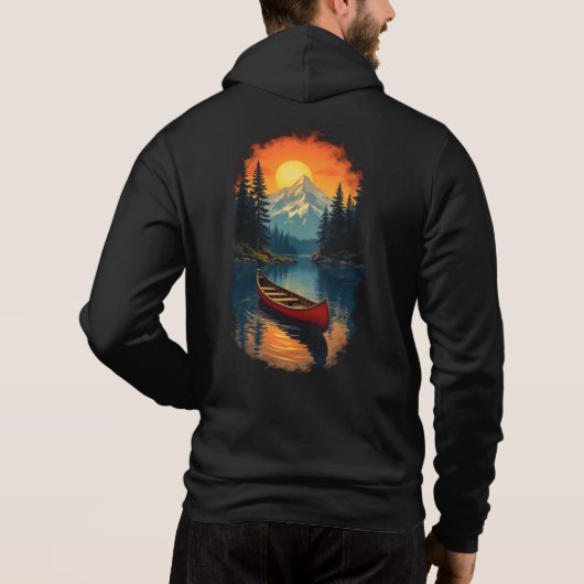 Kano Splash Adventure - Retro Lake Sunset Hoodie (Achterkant)