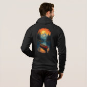 Kano Splash Adventure - Retro Lake Sunset Hoodie (Achterkant volledig)