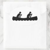 Kano Stick Man Logo Ovale Sticker (Tas)