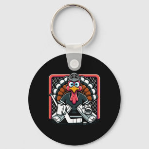 Kano Thanksgiving Turkey IJshockey Keeper Jongens  Sleutelhanger