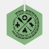 Kano Trails Hex Ornament 2024 (Achterkant)