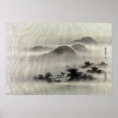 Kano Tsunenobu Temple Poster (Voorkant)