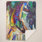 kano uit de indiaanse oorlog | Emily Carr | Sherpa Deken (Voorkant)