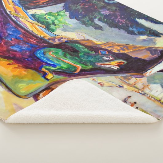 kano uit de indiaanse oorlog | Emily Carr | Sherpa Deken (3/4)