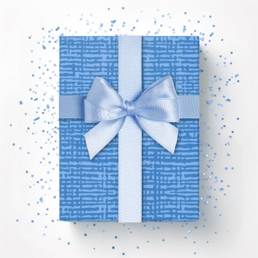 Kano Weefsel in Blauw Cadeaupapier