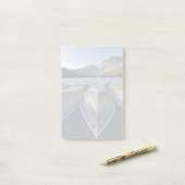 Kanoe bij het meer post-it® notes (Op bureau)