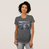 Kanoe bij het meer t-shirt (Voorkant volledig)