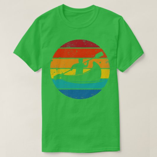 Kanoedienretro Design T-shirt (Design voorkant)